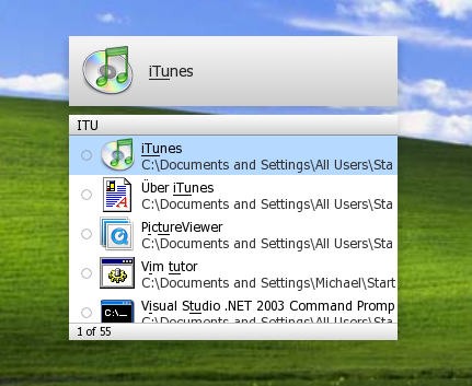 Colibri - find as you type