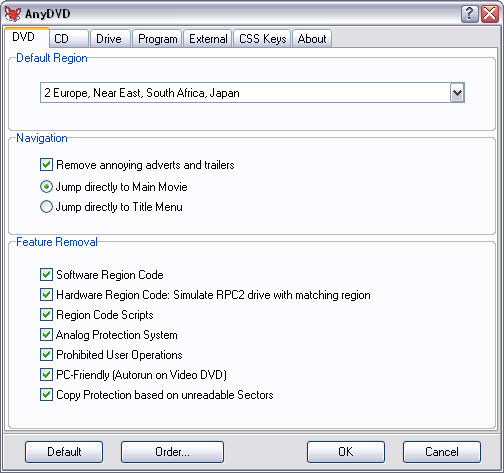 AnyDVD 5.8.4.1 screenshot