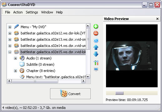 ConvertXtoDVD 2.0.1.101 screenshot
