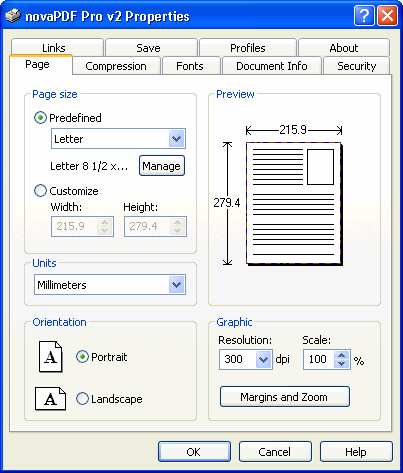 novaPDF screenshot