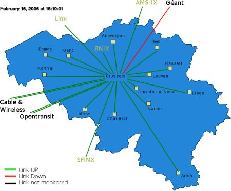 Belnet-netwerk Belnet-netwerk