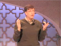 Bill Gates met authentificatiesleutel tijdens de RSA 2006-conferentie