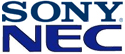 Sony/NEC-logo's