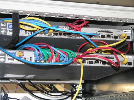 Serveronderhoud 28-02-2006: Interne switch begint vol te raken