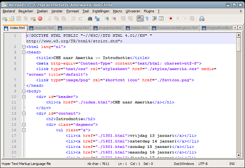 Notepad++ 3.5