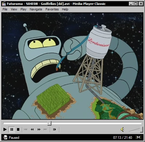 Media Player Classic 6.4.8.8 - Futurama 04x08
