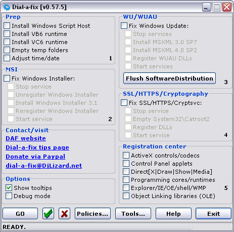 Dial-a-fix 0.57.5 screenshot