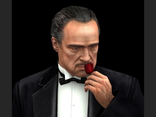 The Godfather The Game - Don Vito Corleone (Marlon Brando) als 3d-character