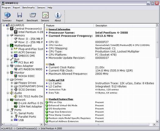HWiNFO32 1.60 screenshot (resized)