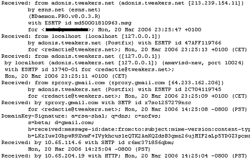 Gmail-headers Gmail-headers
