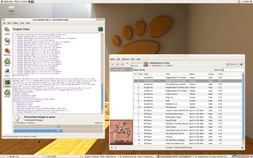 Fedora Core 5 - Yumex en Banshee