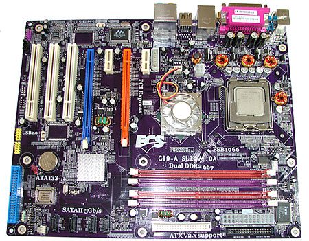 ECS C19-A SLI-moederbord