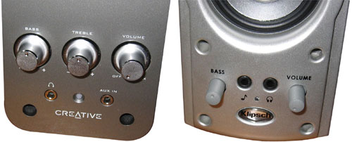 Creative Gigaworks T20 vs. Klipsch ProMedia Ultra 2.0 - instellingen Creative Gigaworks T20 vs. Klipsch ProMedia Ultra 2.0 - instellingen