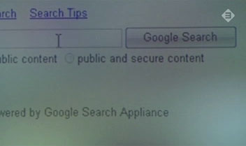 Zembla-uitzending 'Google geheimen' - iWay Enterprise Index interface