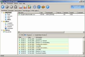 Free Download Manager 2.0 build 416 (klein)