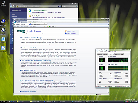 Vista's Aero-interface Vista's Aero-interface