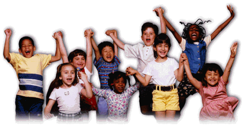 Groepje kinderen Groepje kinderen