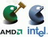 AMD chases Intel (klein)