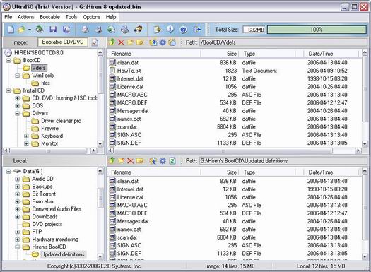 UltraISO 8.0 screenshot (resized)