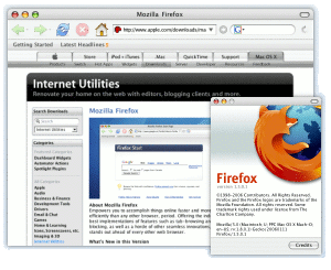 Firefox 1.5.0.2 op Mac Firefox 1.5.0.2 op Mac