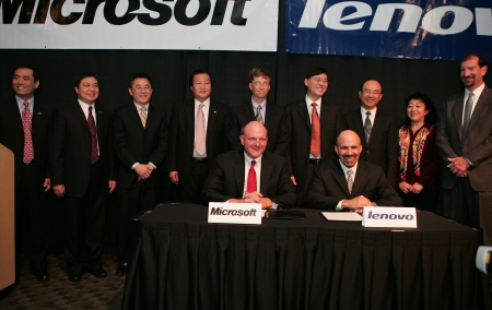 Microsoft Lenovo-deal Microsoft Lenovo-deal