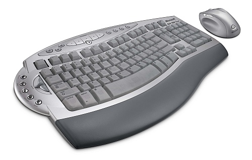 Microsoft Wireless Laser Desktop for Mac (perspectief)