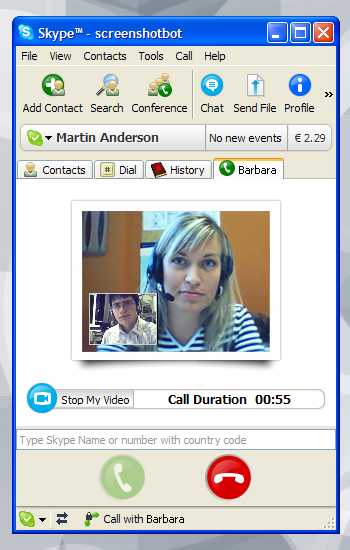 Skype for Windows - videochat