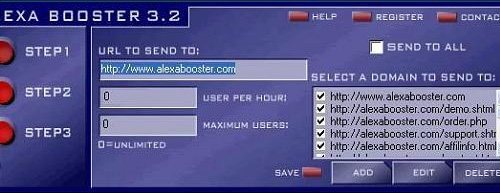 Fake hit generator-add-on 'Alexa Booster'