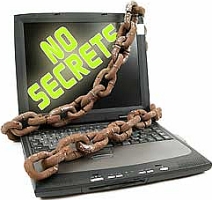 Geketende laptop