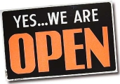 yes we are open