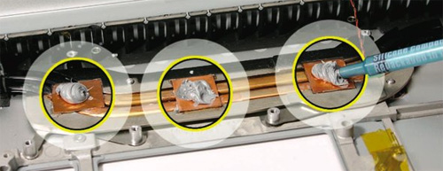 Apples aanbevolen hoeveelheid koelpasta op MacBook Pro-chips