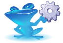 Blue Frog-werk-in-uitvoering-logo