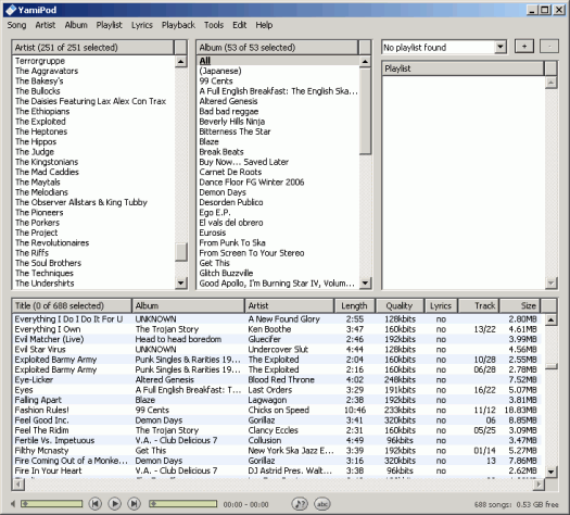 YamiPod 0.99.1 (Windows)