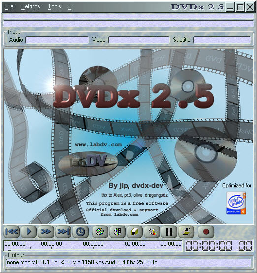 DVDx 2.5.1 screenshot