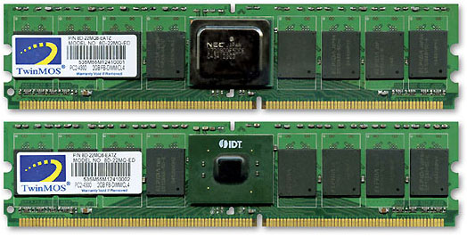 TwinMOS FB-DIMM-reepjes TwinMOS FB-DIMM-reepjes