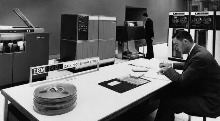 IBM computersysteem uit de 50'er jaren