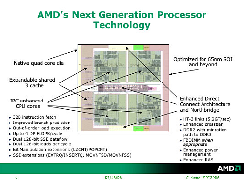 AMD K8L-core with improvements AMD K8L-core with improvements