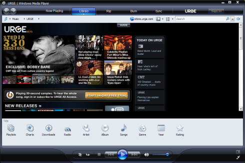Microsoft Windows Media Player 11 beta (klein) Microsoft Windows Media Player 11 beta (klein)