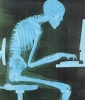 slechte computerhouding