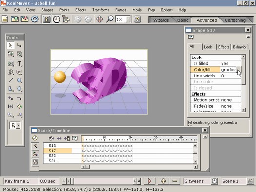 KoolMoves 5 screenshot (resized)