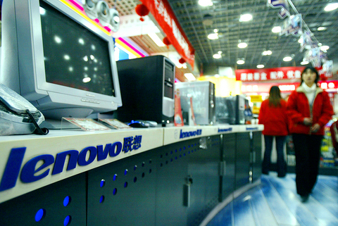 Lenovo-producten op computerbeurs Lenovo-producten op computerbeurs