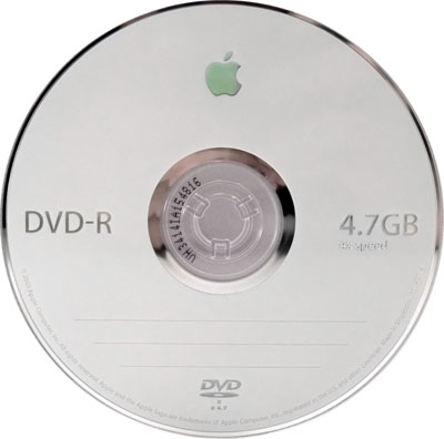 Apple 4x DVD-R media - dvd