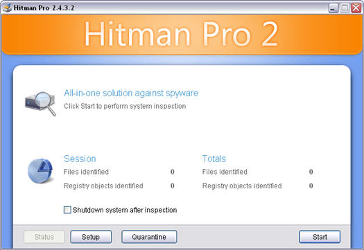 Hitman Pro 2.4.3 screenshot (resized)