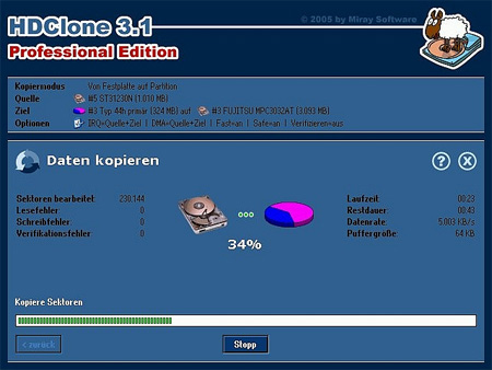 HDClone Free Edition 3.1