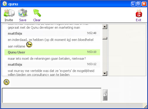 Qunu webinterface