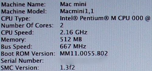 Mac mini uitgerust met Merom-chip Mac mini uitgerust met Merom-chip