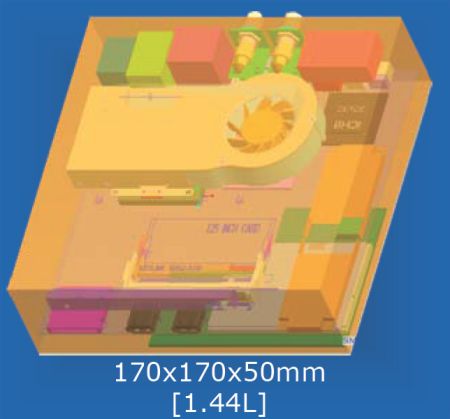 Santa Rosa mini-pc cad-tekening