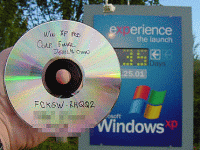 gekopieerde xp-cd