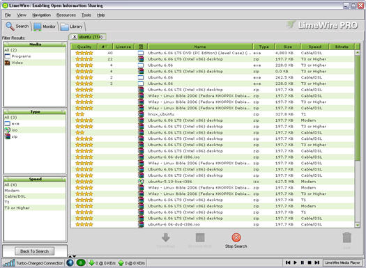 LimeWire screenshot (resized)